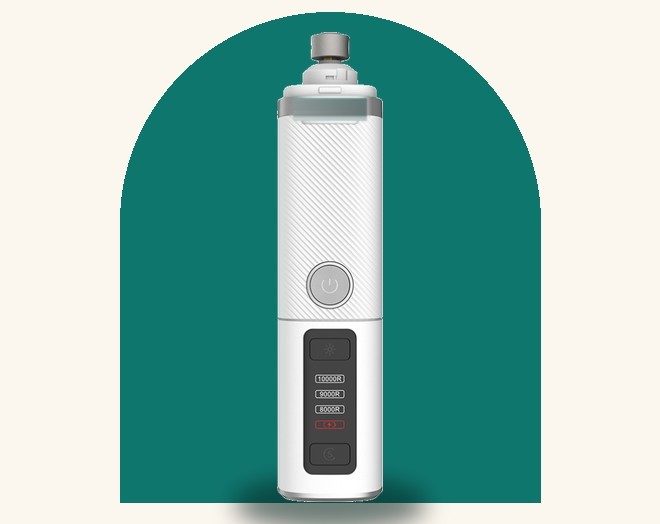 Lima de uñas eléctrica mimbú — para perro y gato